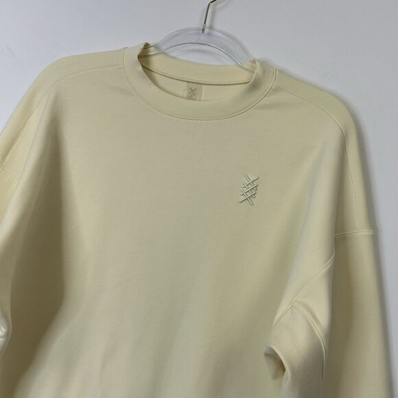 Rhone Dream Glow Crew Neck Sweatshirt Women’s Size XS Lemon Mist Yellow - Picture 3 of 8